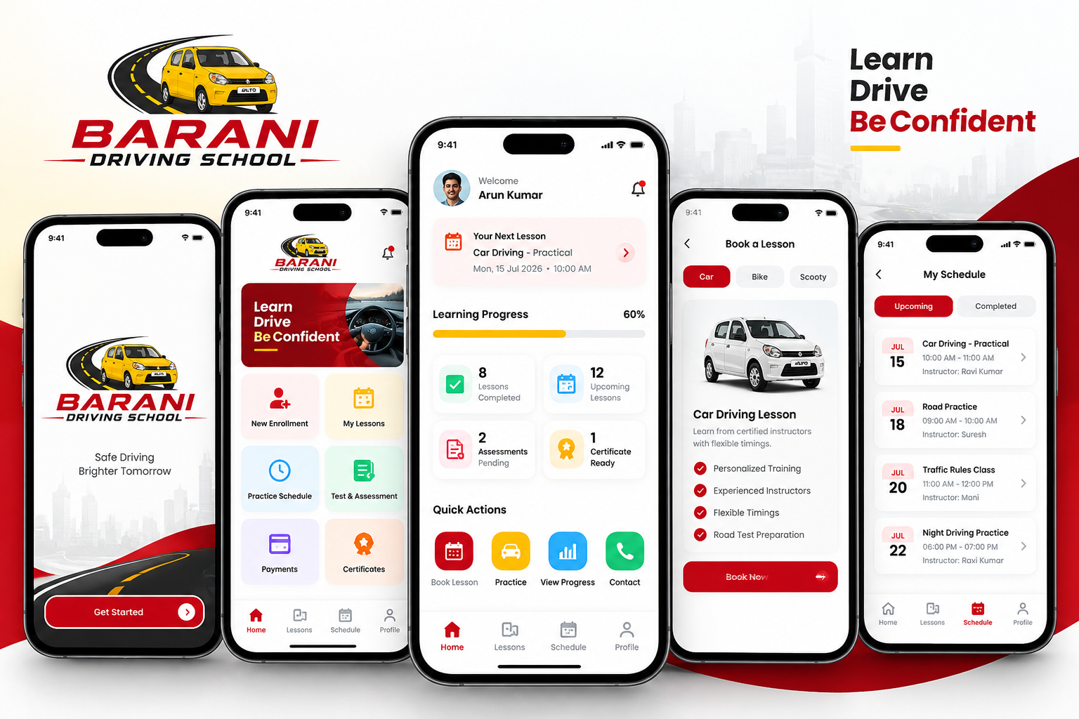 Driving School Mobile App Case Study